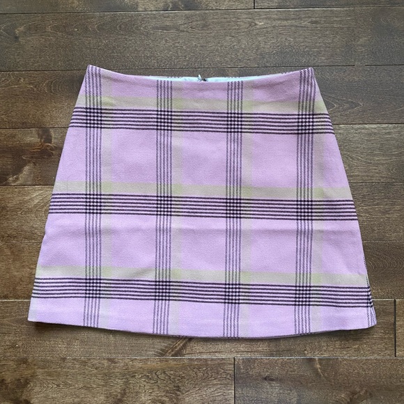 Aritzia Wilfred Classic Mini Skirt Plaid Size 4 NWOT - Picture 3 of 3